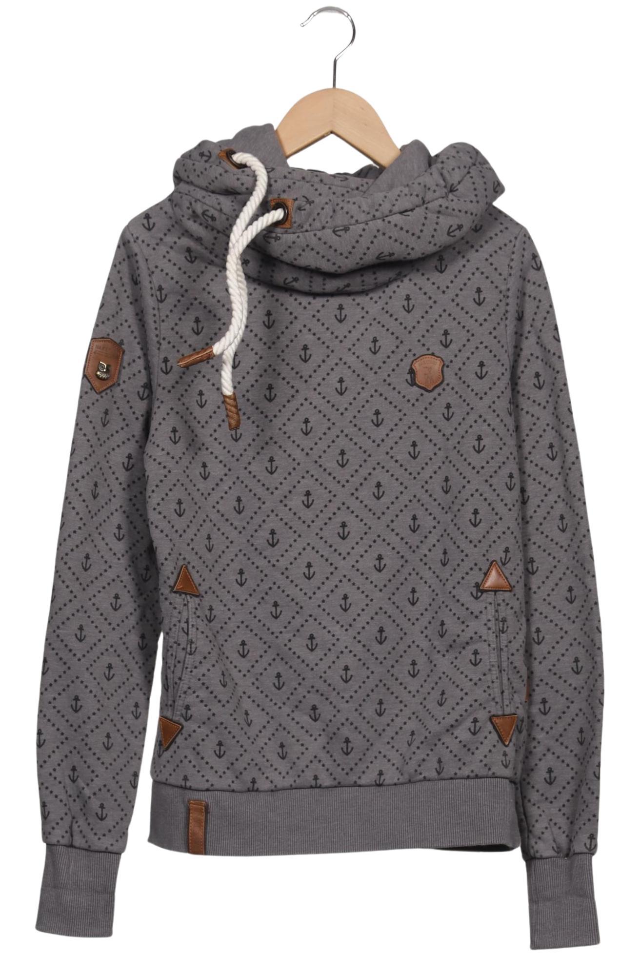 

Naketano Damen Kapuzenpullover, grau, Gr. 38