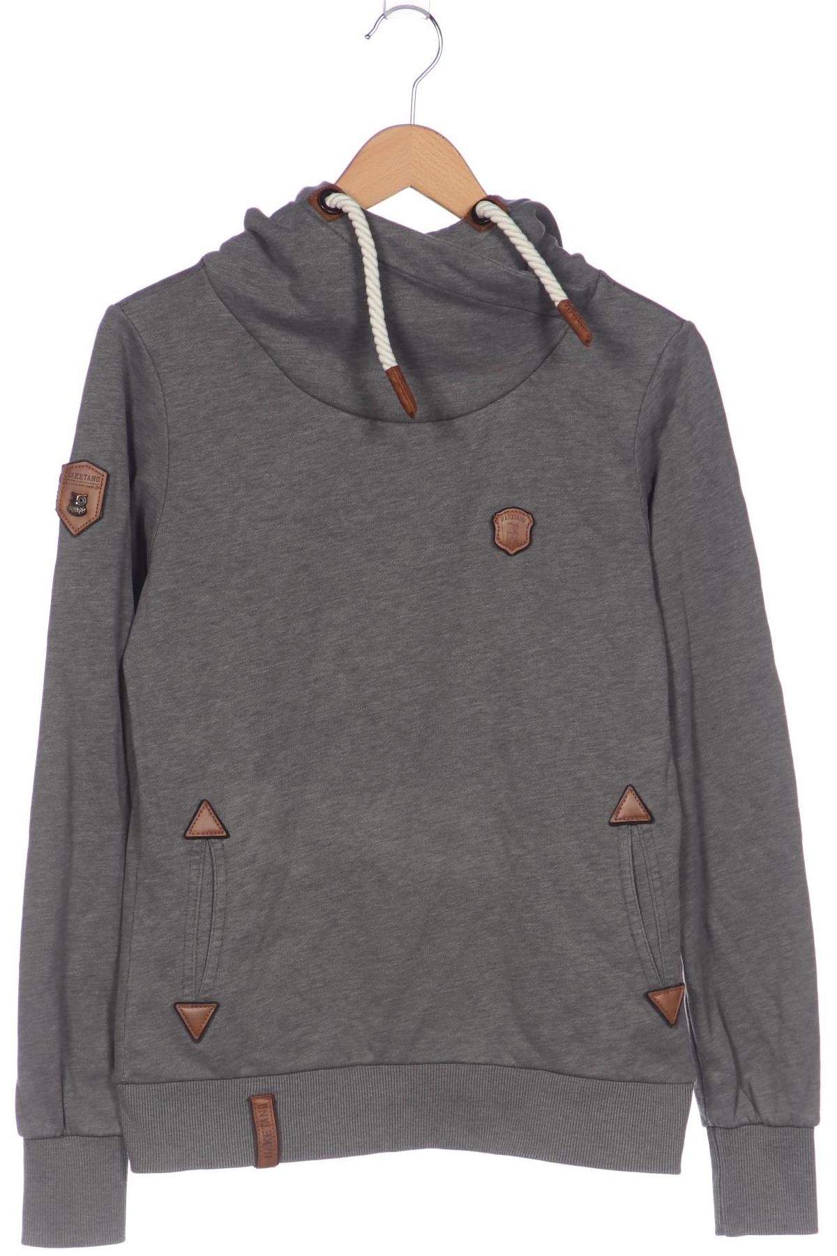 

Naketano Damen Kapuzenpullover, grau, Gr. 38
