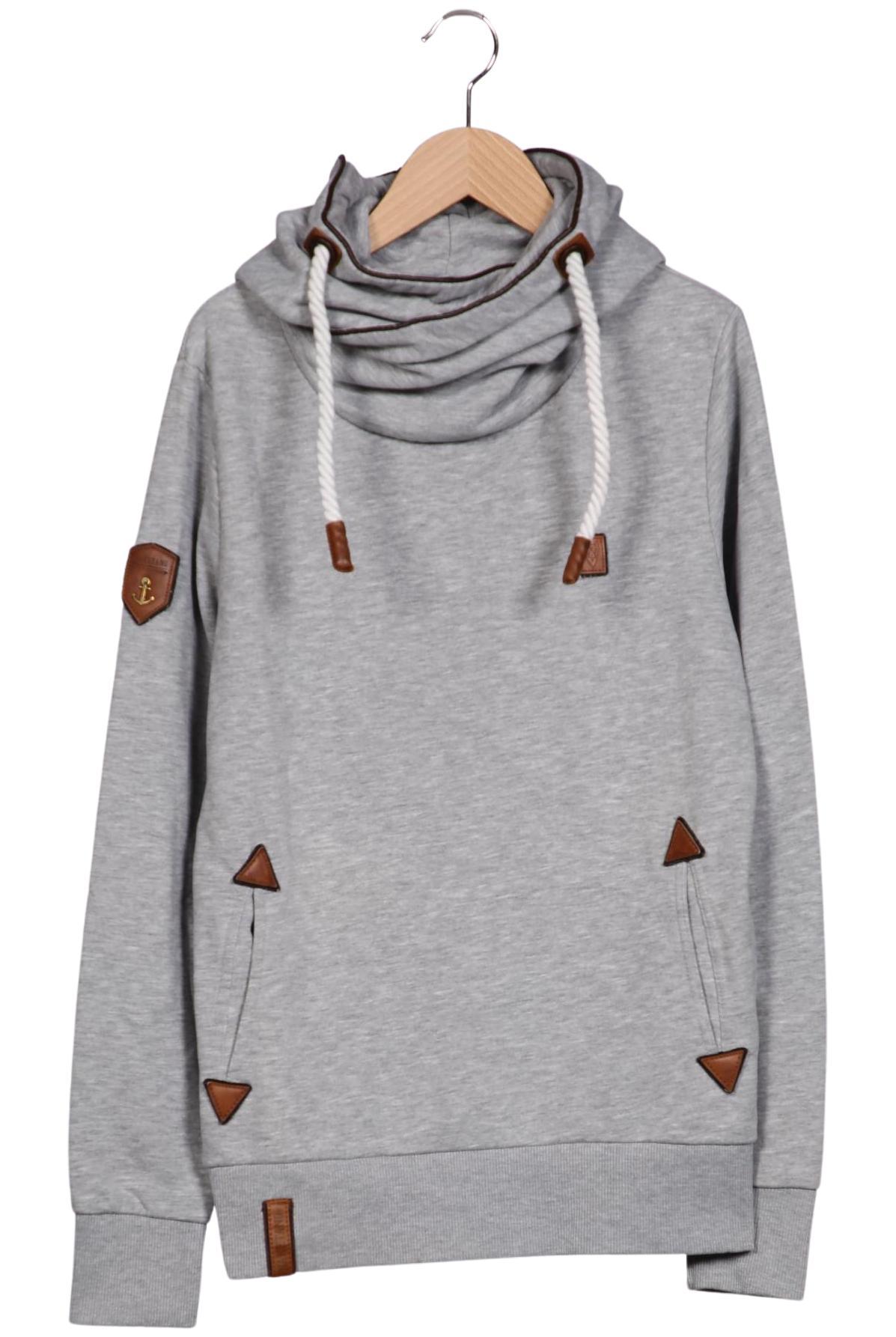 

Naketano Damen Kapuzenpullover, grau, Gr. 36