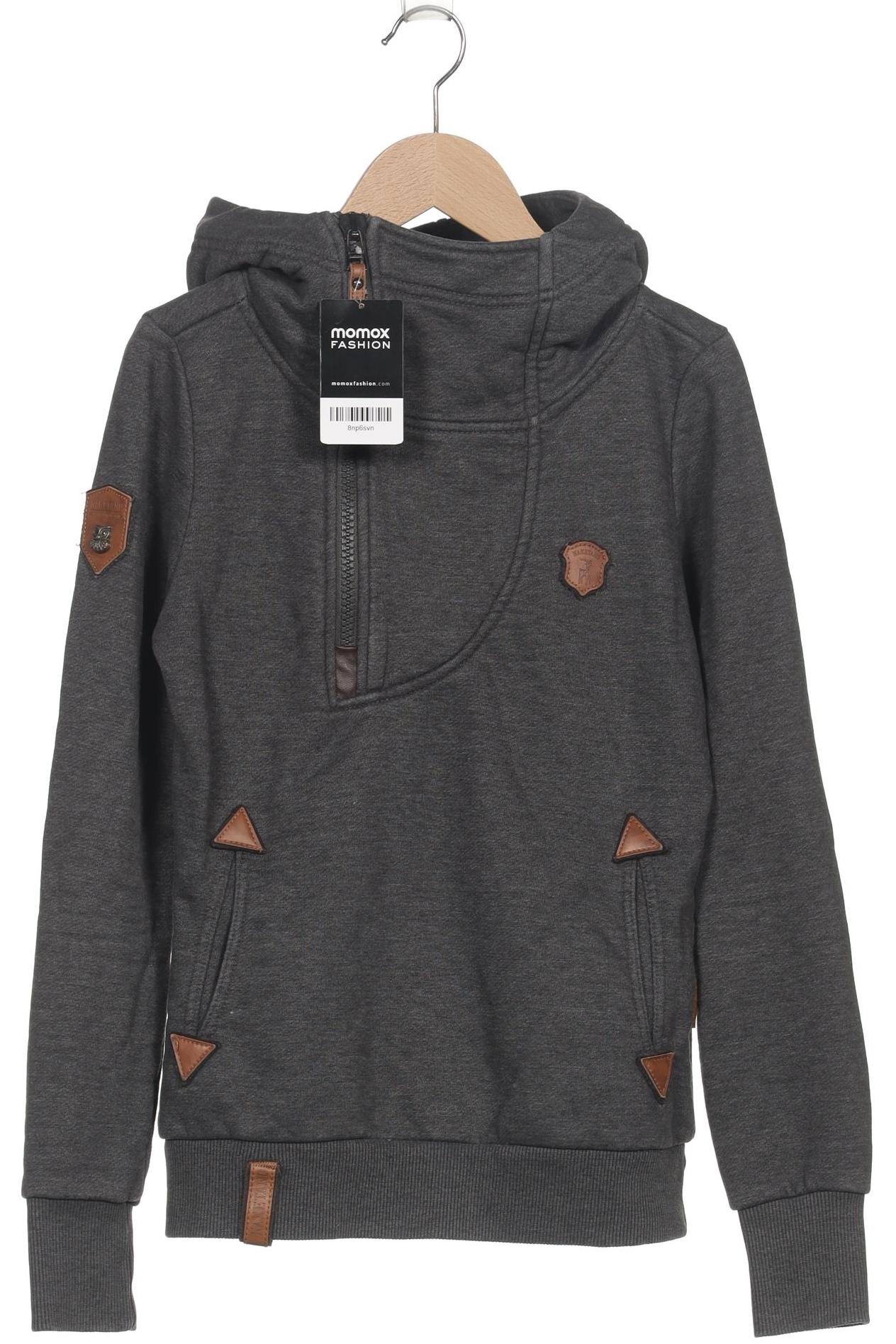 

Naketano Damen Kapuzenpullover, grau, Gr. 34