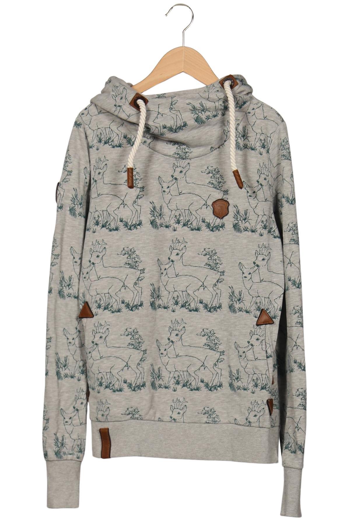 

Naketano Damen Kapuzenpullover, grau, Gr. 42