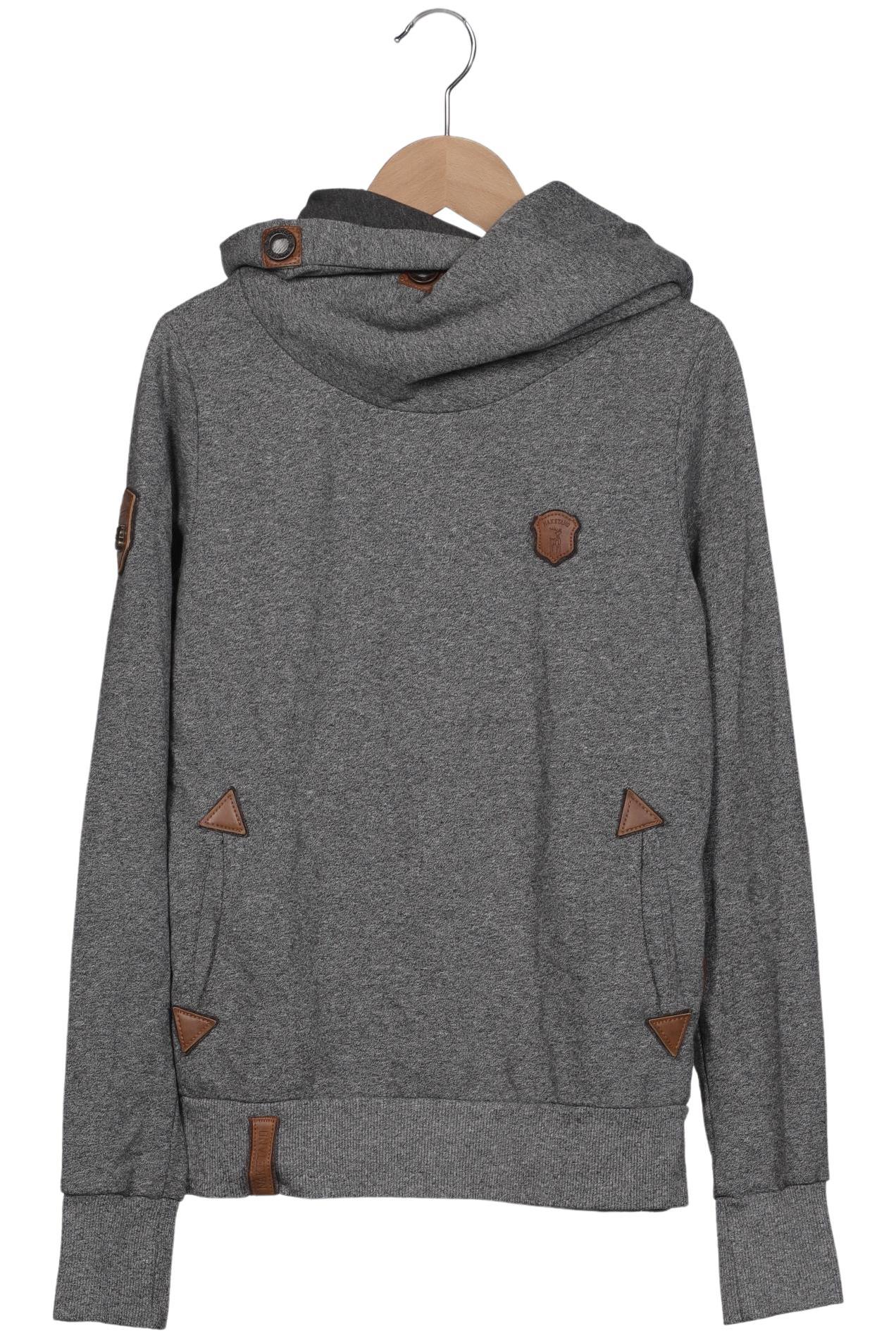 

Naketano Damen Kapuzenpullover, grau, Gr. 36