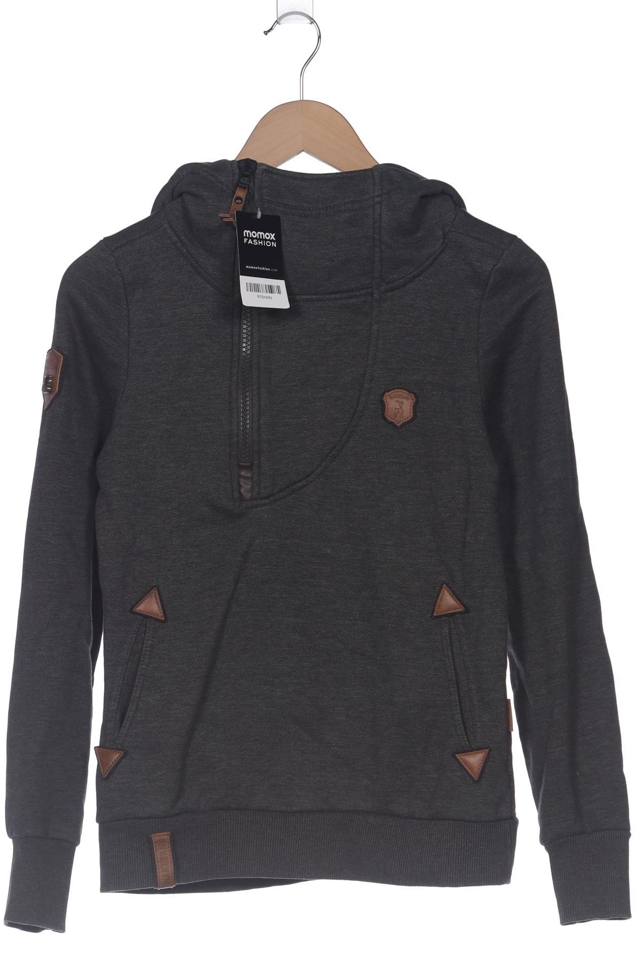 

Naketano Damen Kapuzenpullover, grau, Gr. 36