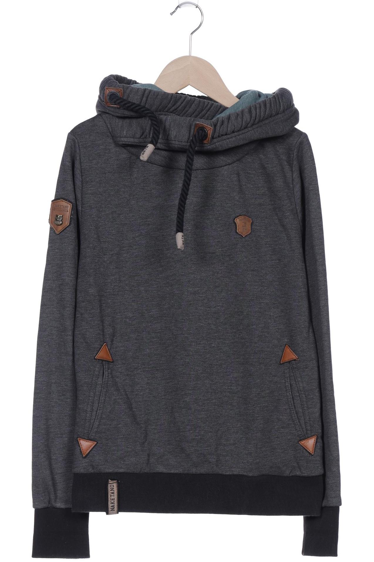 

Naketano Damen Kapuzenpullover, grau, Gr. 38