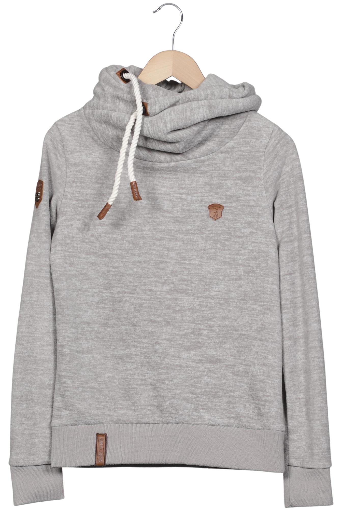 

Naketano Damen Kapuzenpullover, grau, Gr. 36