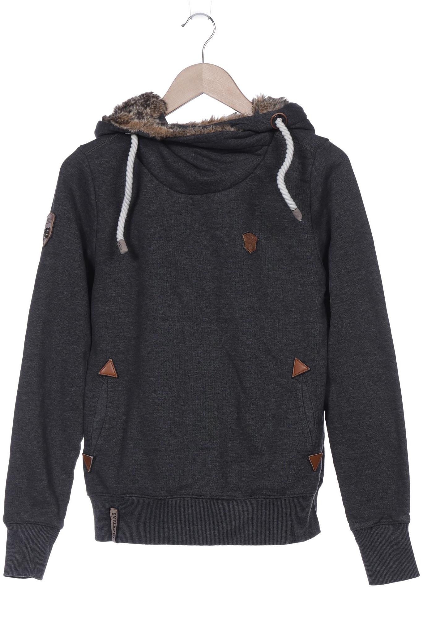 

Naketano Damen Kapuzenpullover, grau, Gr. 38