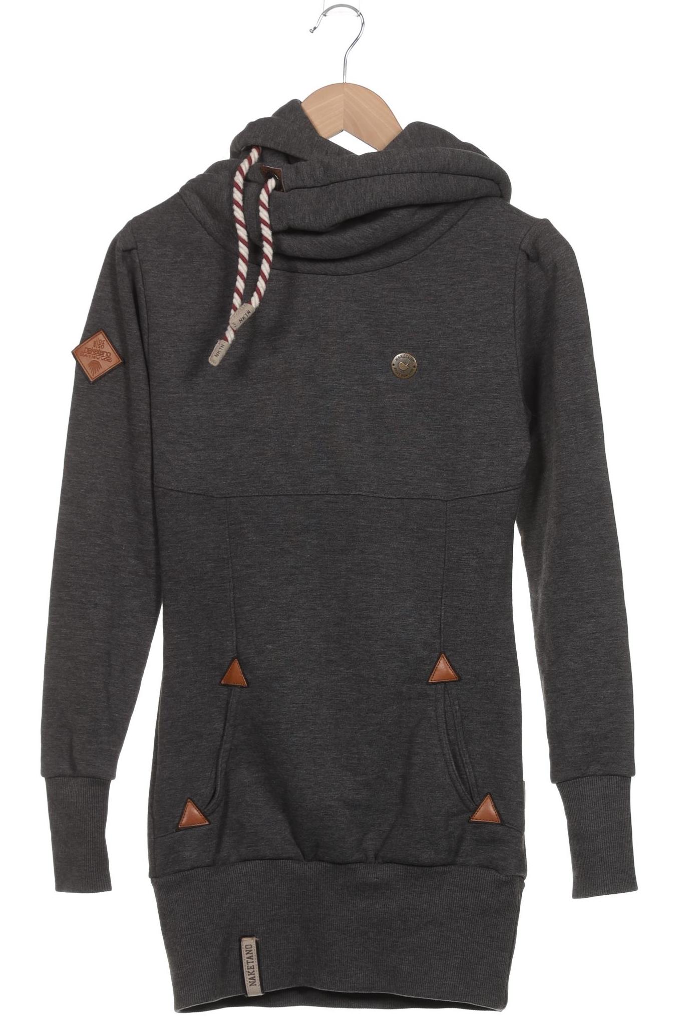 

Naketano Damen Kapuzenpullover, grau, Gr. 34