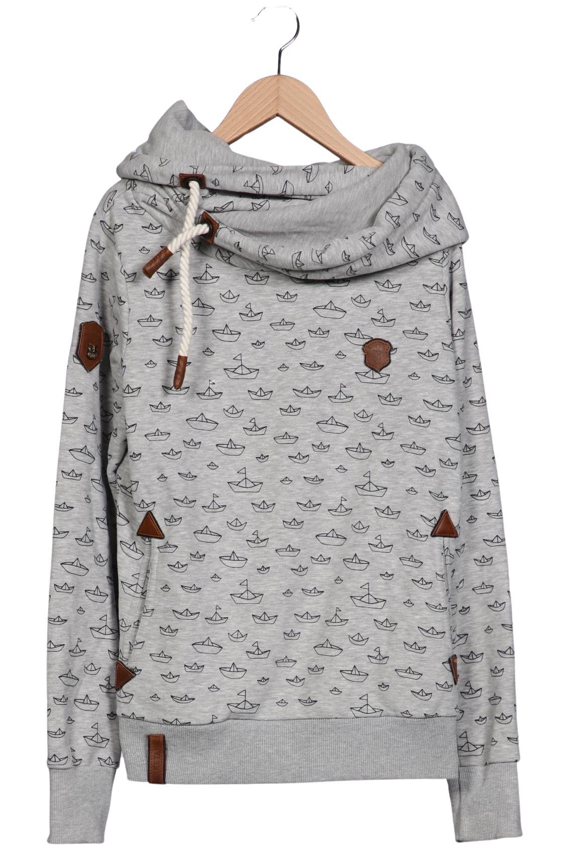 

Naketano Damen Kapuzenpullover, grau, Gr. 42