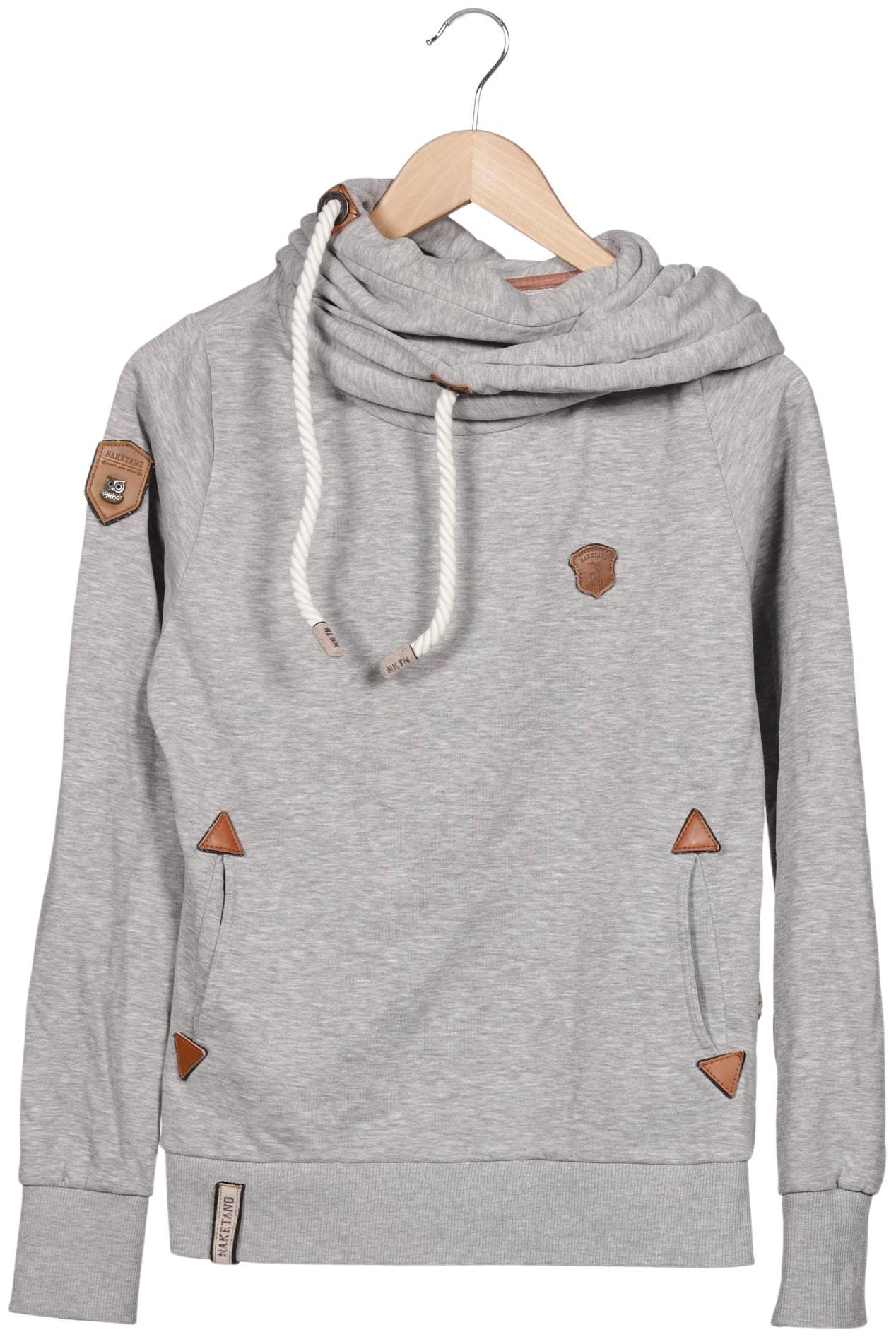 

Naketano Damen Kapuzenpullover, grau, Gr. 38