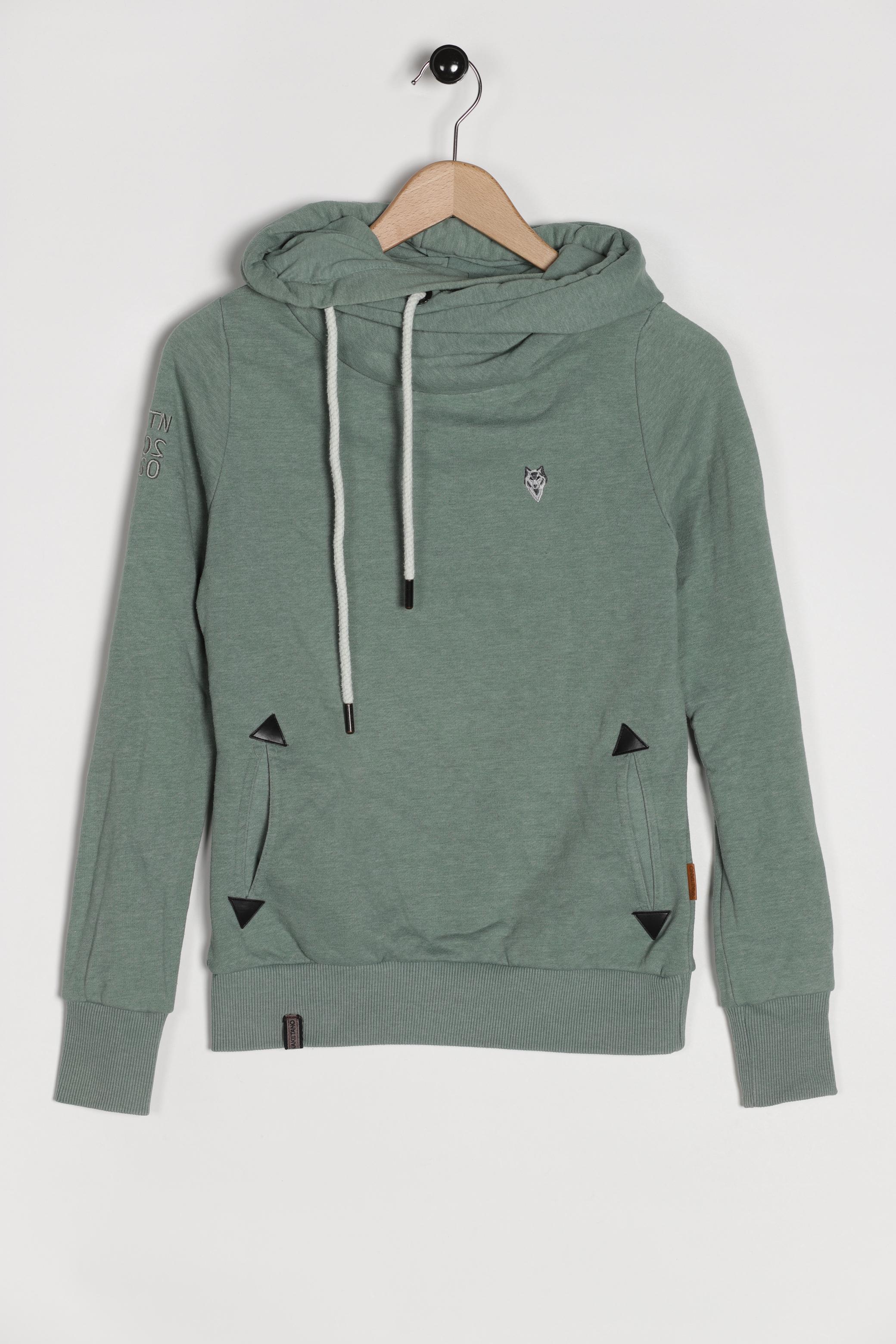 

Naketano Damen Kapuzenpullover, grün, Gr. 34