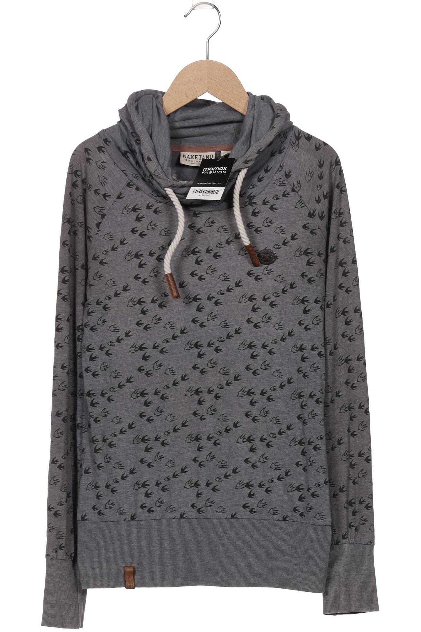 

Naketano Damen Kapuzenpullover, grau, Gr. 36