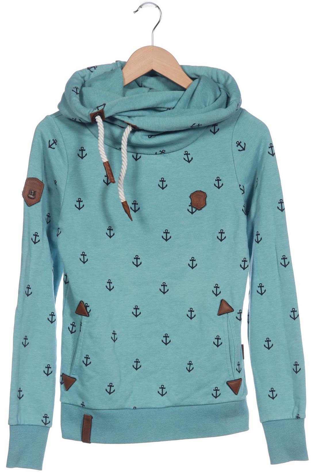 

Naketano Damen Kapuzenpullover, türkis, Gr. 36