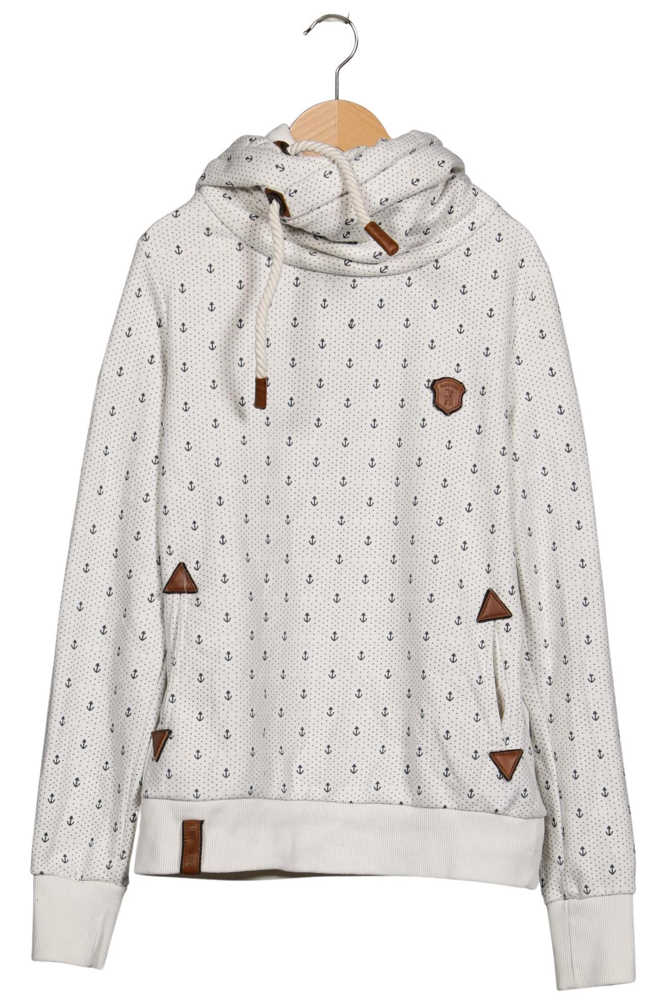 Thumbnail - Naketano Damen Kapuzenpullover, weiß, Gr. 42
