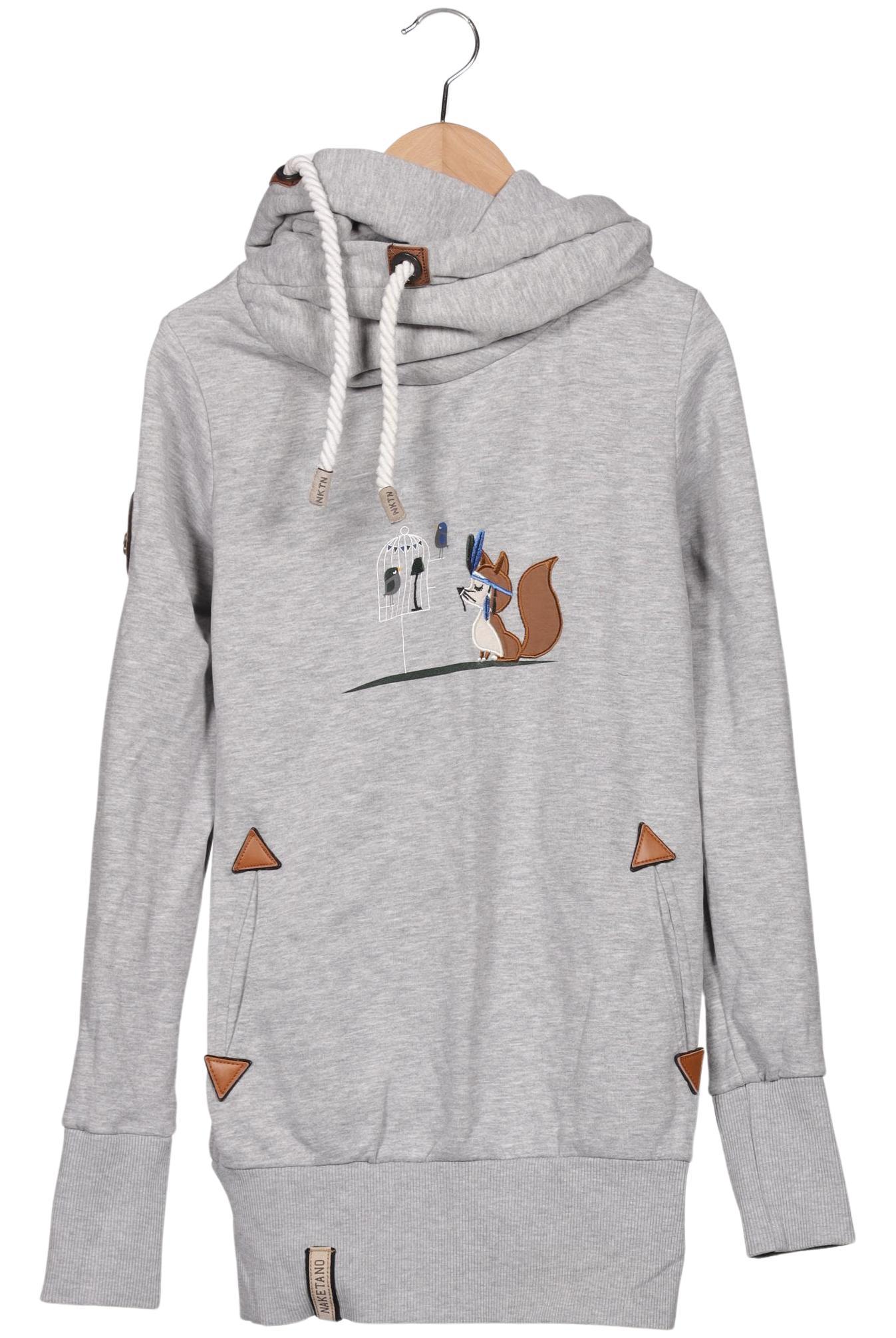 Thumbnail - Naketano Damen Kapuzenpullover, grau, Gr. 36