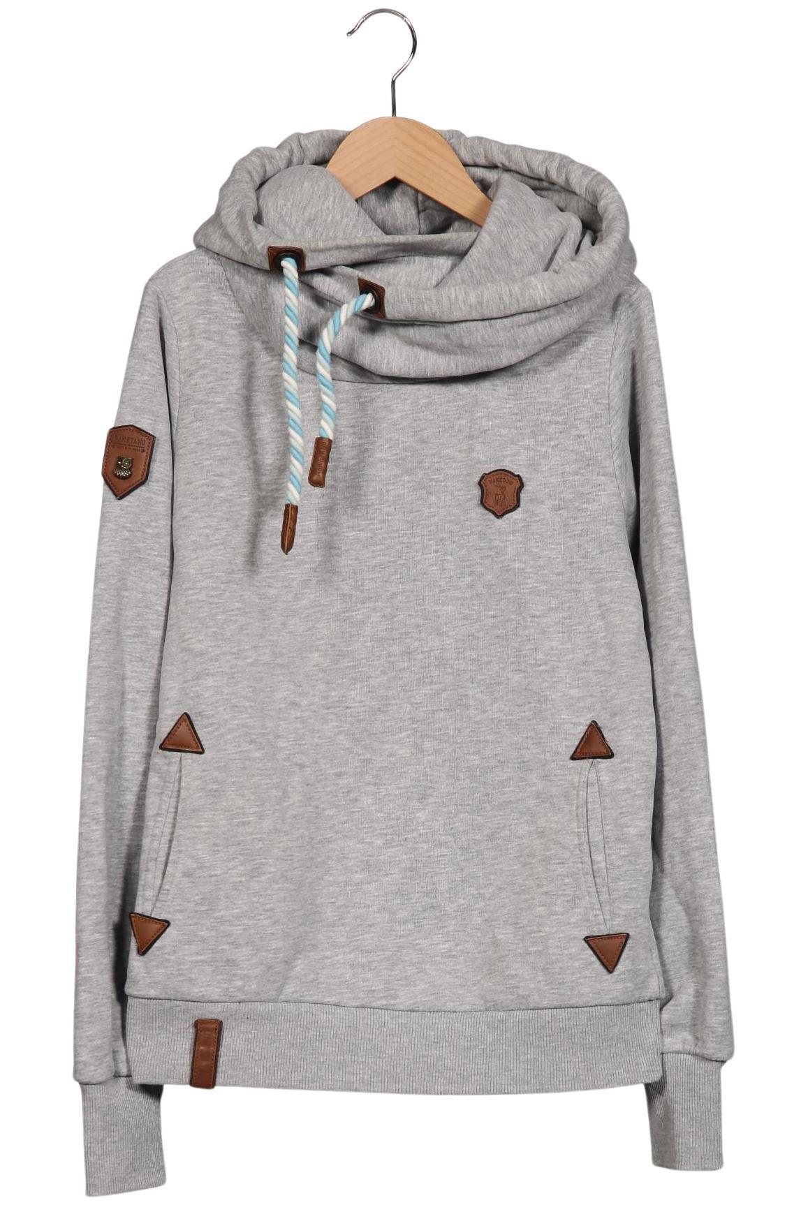 

Naketano Damen Kapuzenpullover, grau, Gr. 38