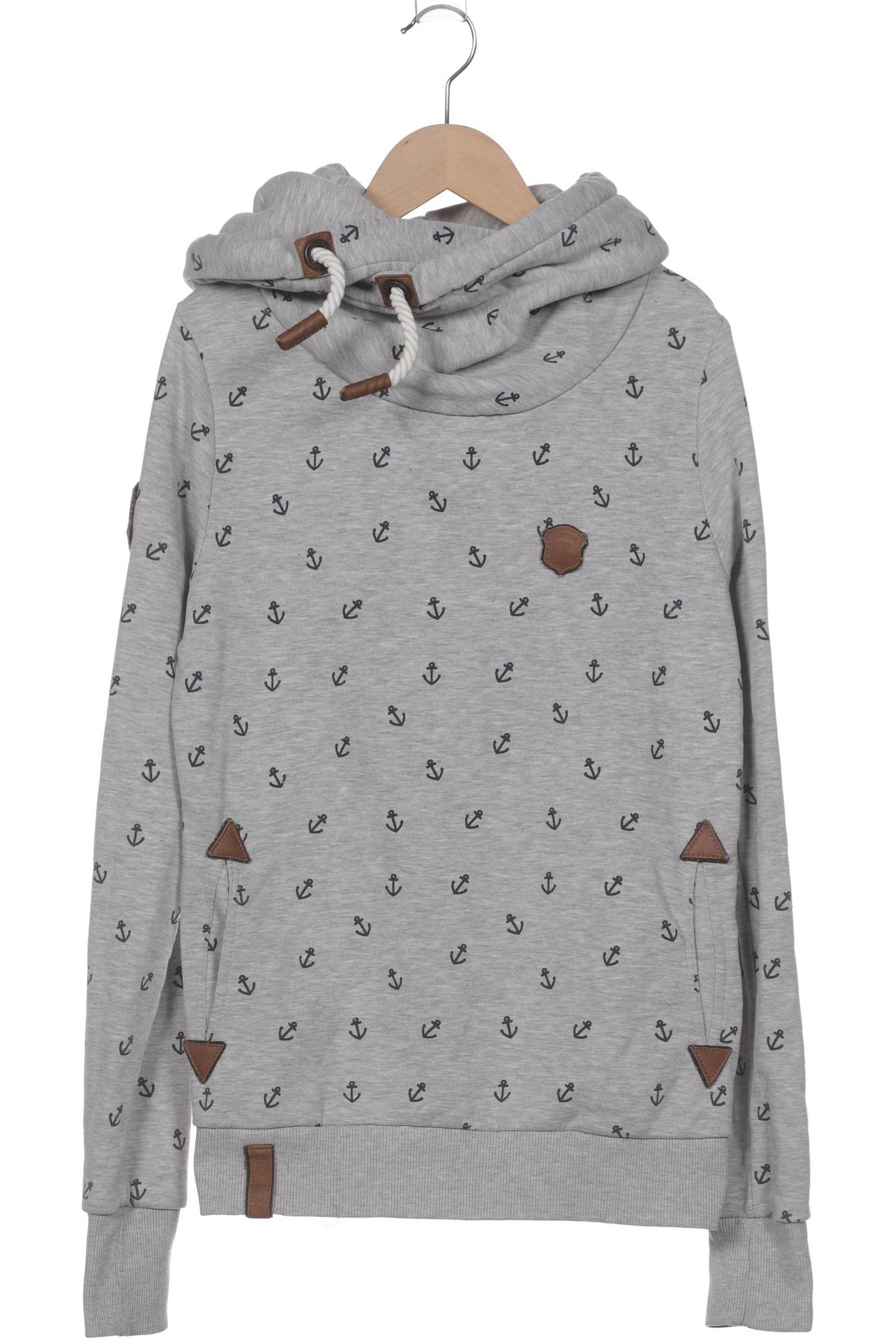

Naketano Damen Kapuzenpullover, grau, Gr. 42