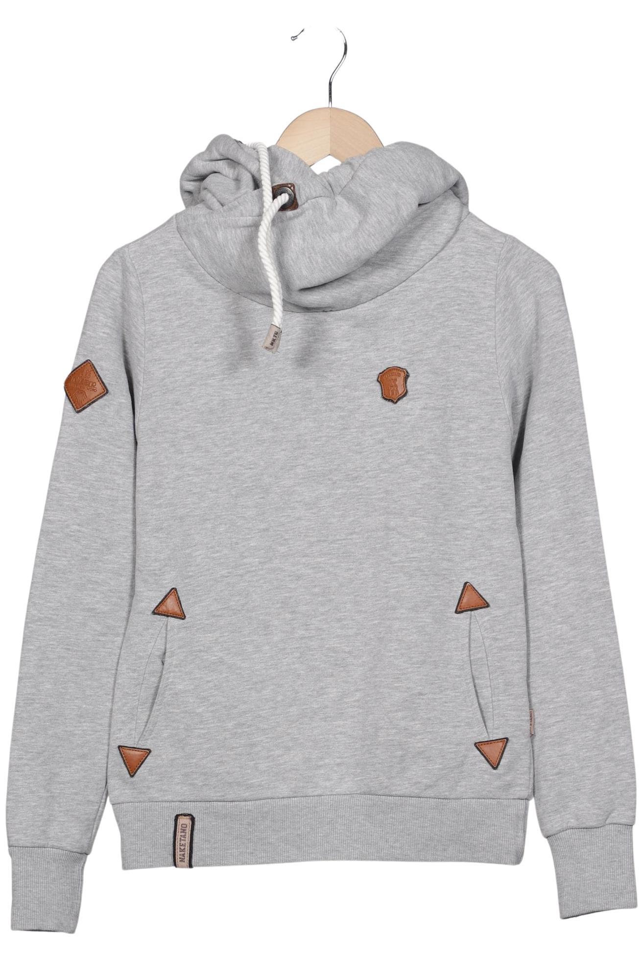 

Naketano Damen Kapuzenpullover, grau, Gr. 36