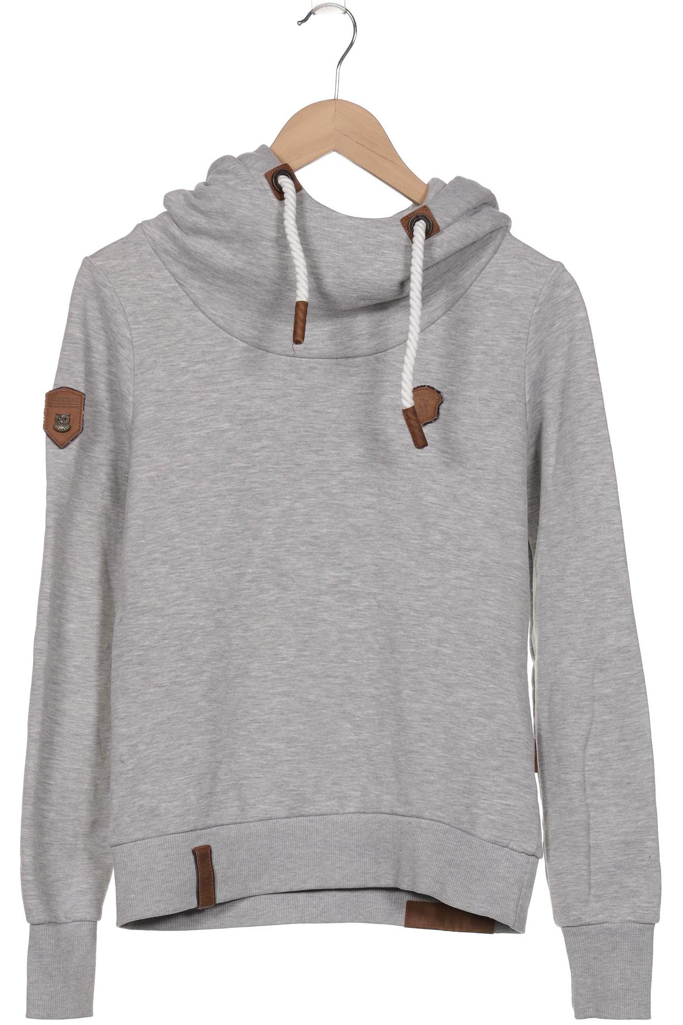 

Naketano Damen Kapuzenpullover, grau, Gr. 36