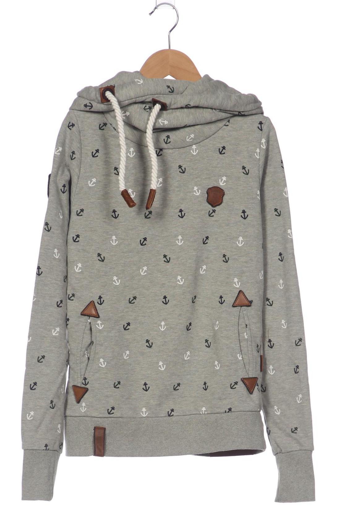 

Naketano Damen Kapuzenpullover, grau, Gr. 36
