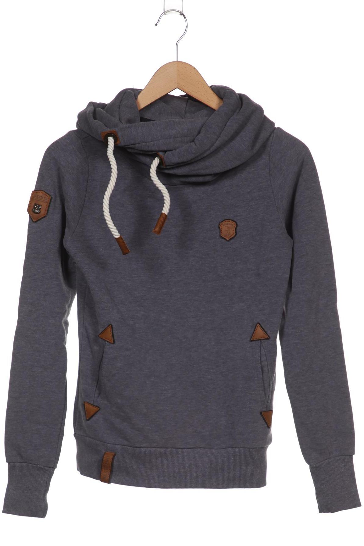 

Naketano Damen Kapuzenpullover, grau, Gr. 34