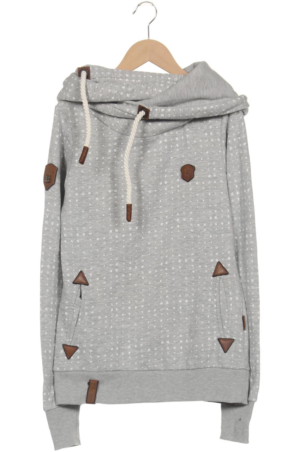 

Naketano Damen Kapuzenpullover, grau, Gr. 38