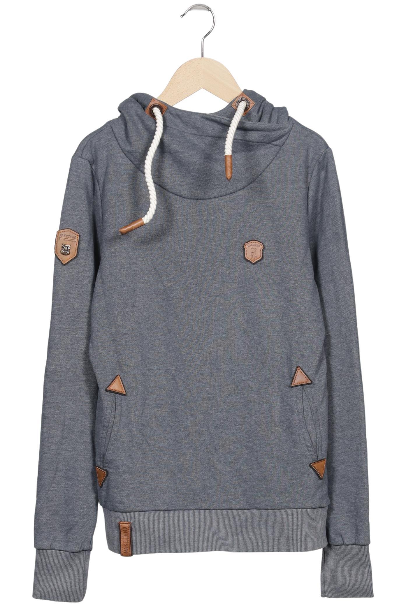 

Naketano Damen Kapuzenpullover, grau, Gr. 38