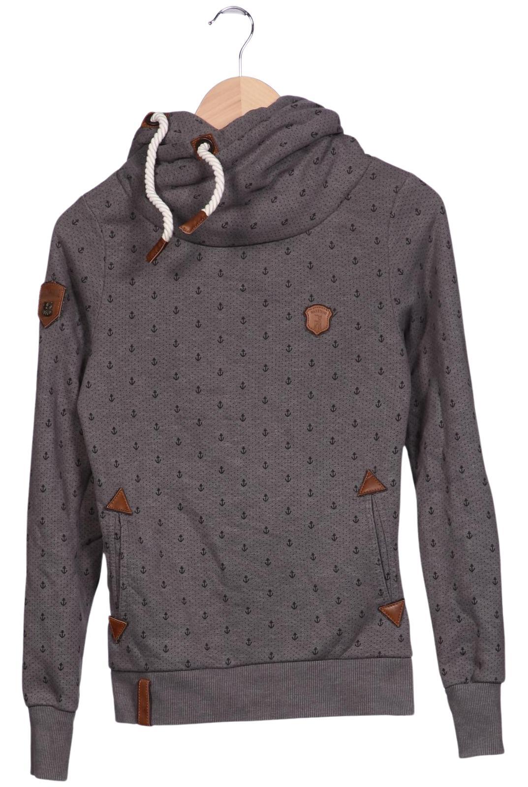

Naketano Damen Kapuzenpullover, grau, Gr. 36