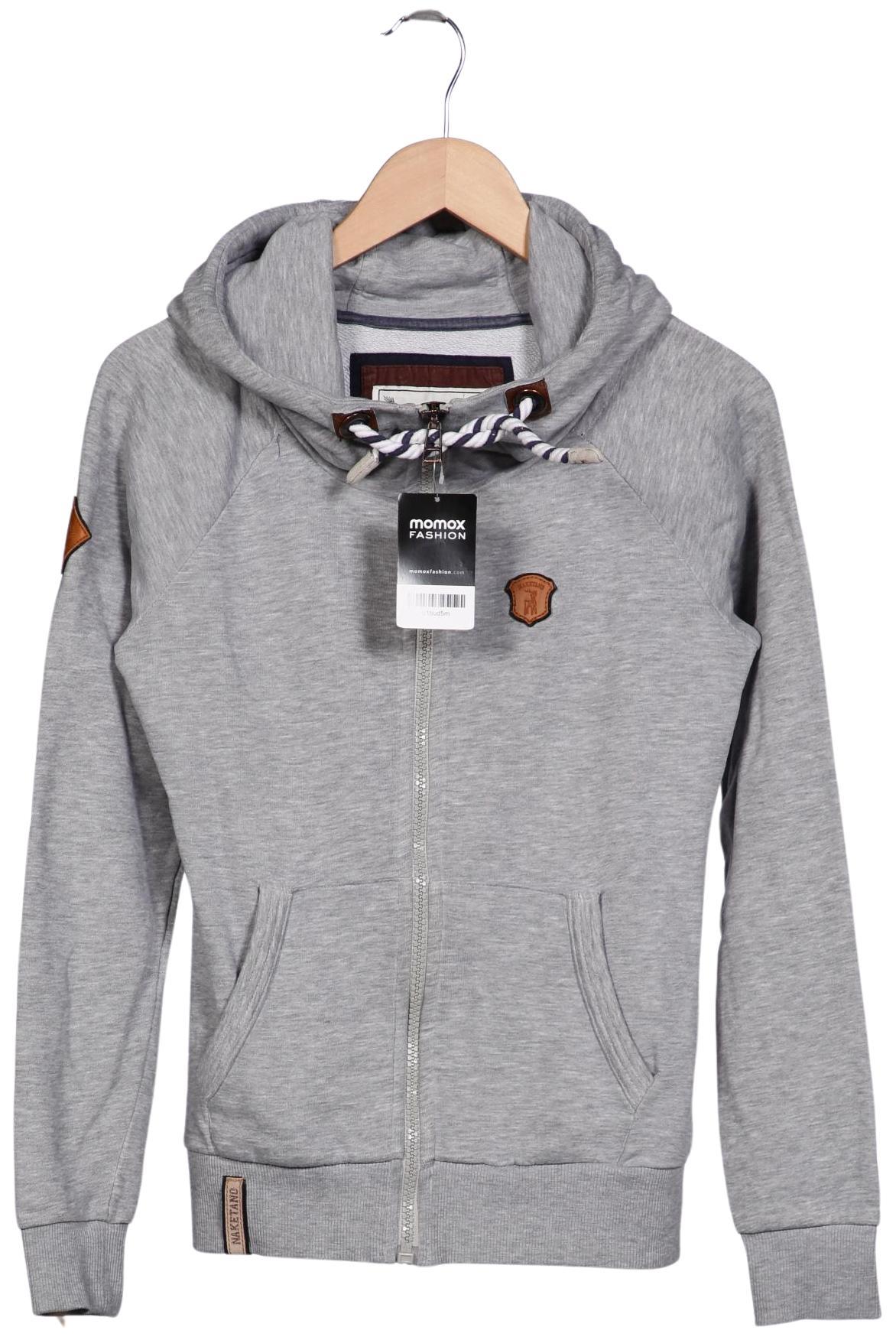 

Naketano Damen Kapuzenpullover, grau, Gr. 36