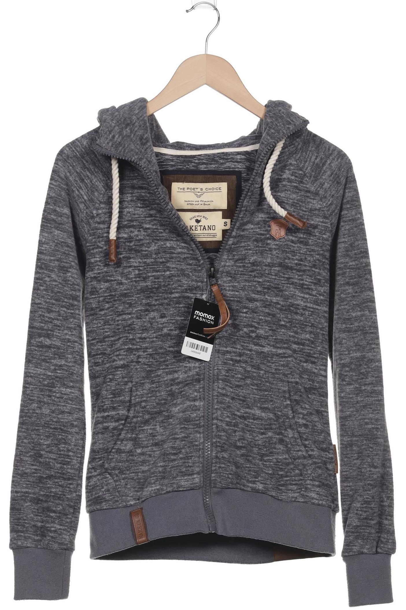 

Naketano Damen Kapuzenpullover, grau, Gr. 36