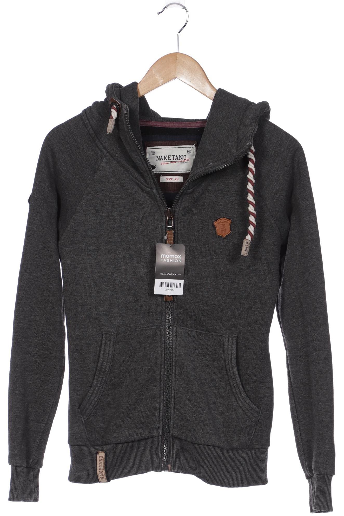 

Naketano Damen Kapuzenpullover, grau, Gr. 34