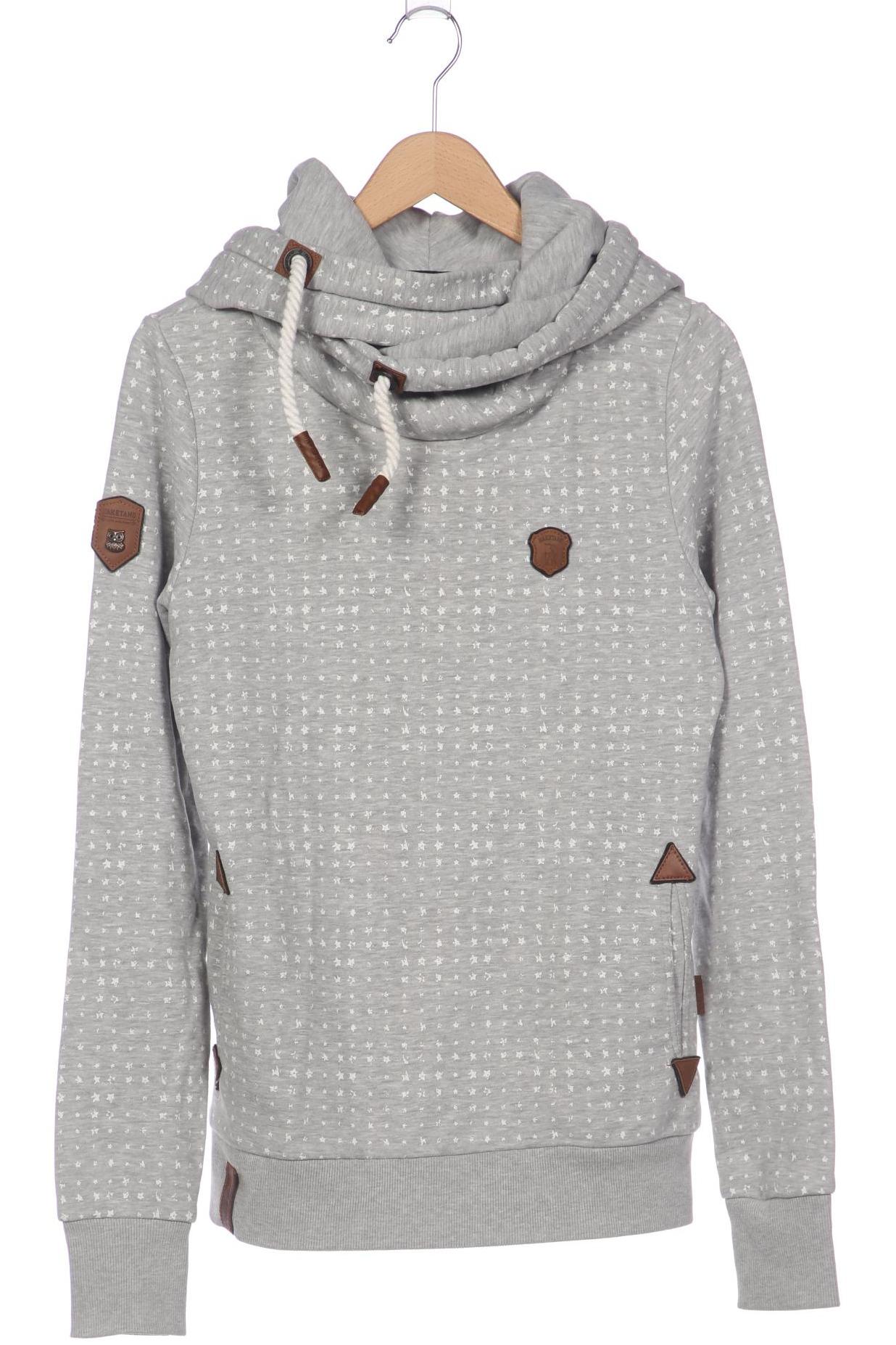 

Naketano Damen Kapuzenpullover, grau, Gr. 44