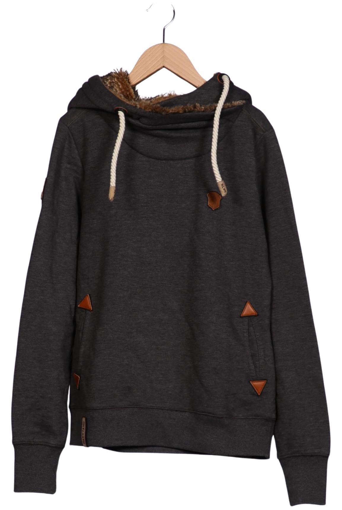

Naketano Damen Kapuzenpullover, grau, Gr. 38
