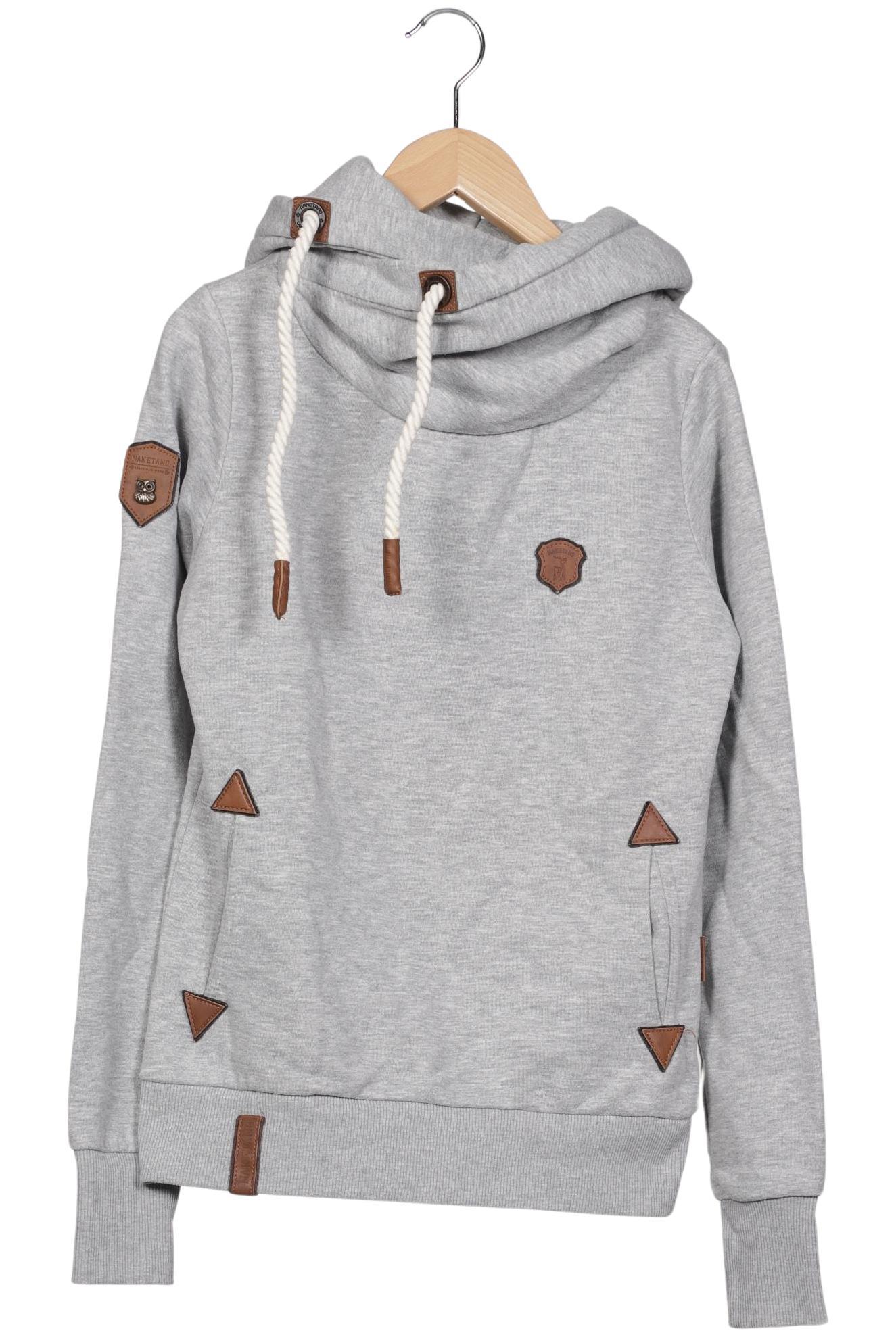 

Naketano Damen Kapuzenpullover, grau, Gr. 36