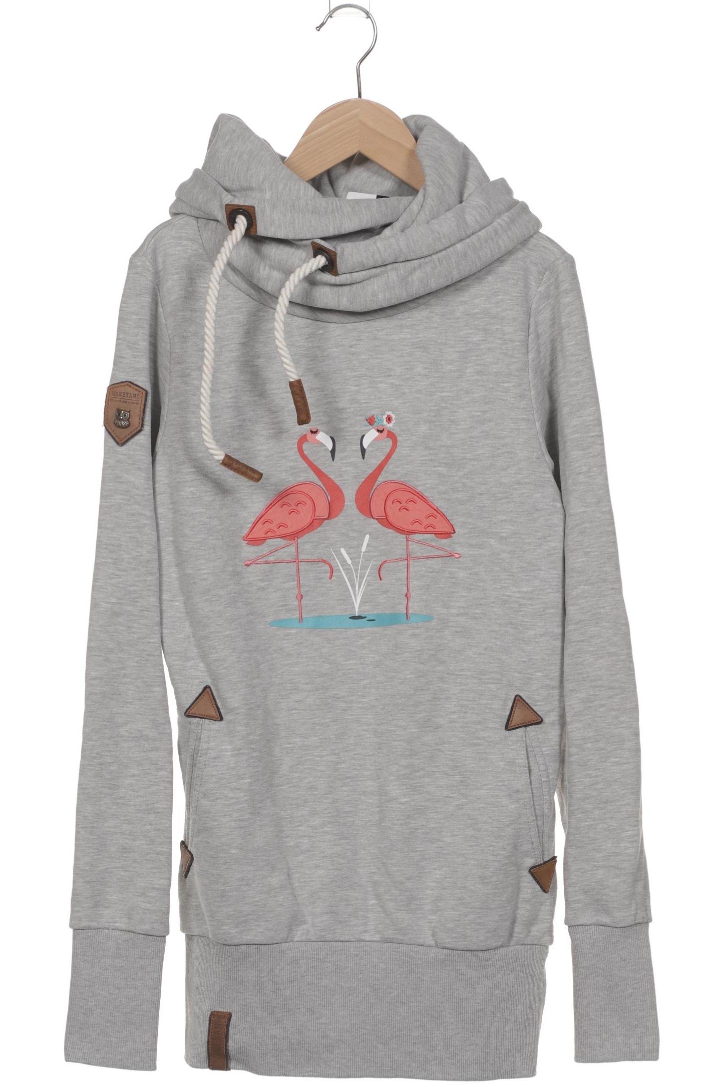 

Naketano Damen Kapuzenpullover, grau, Gr. 38