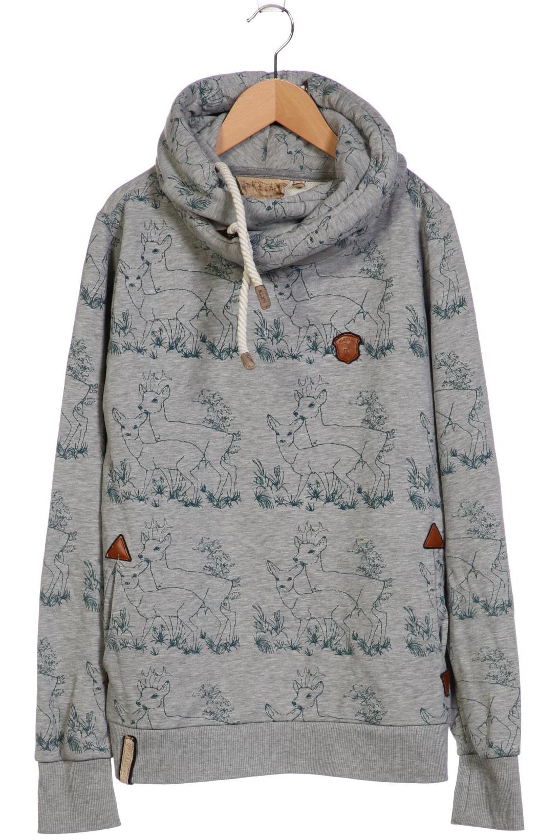 

Naketano Damen Kapuzenpullover, grau, Gr. 44