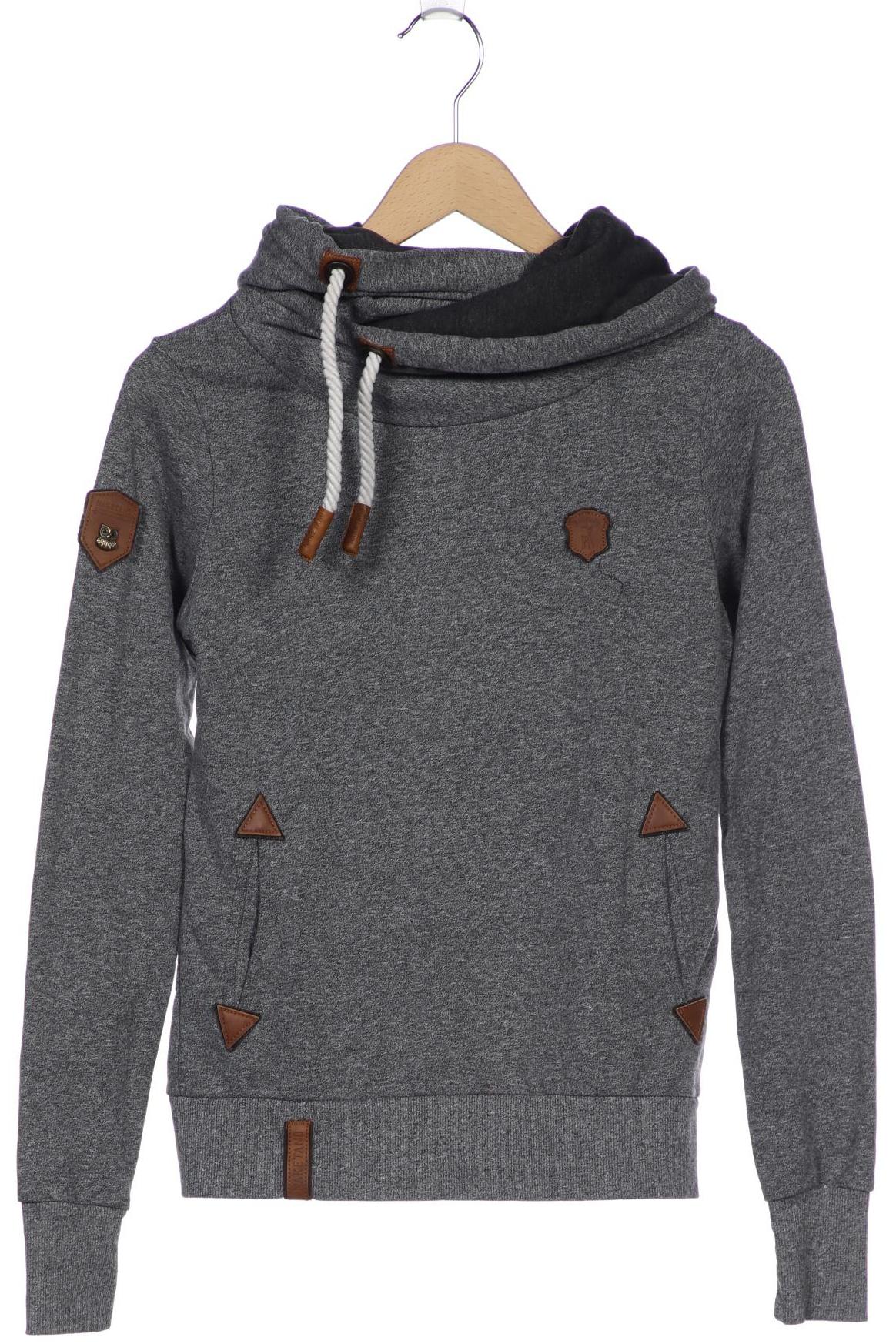 

Naketano Damen Kapuzenpullover, grau, Gr. 36