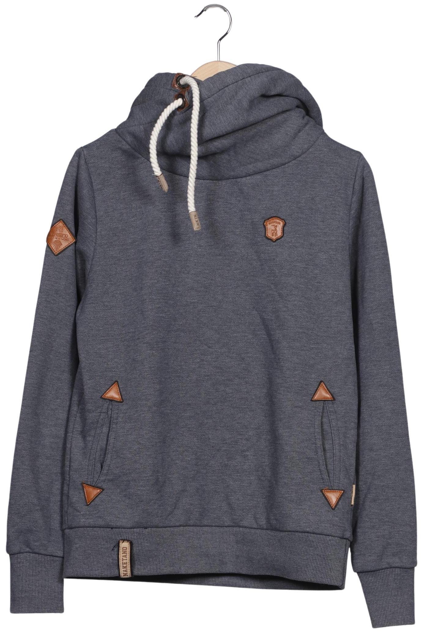 

Naketano Damen Kapuzenpullover, grau, Gr. 38