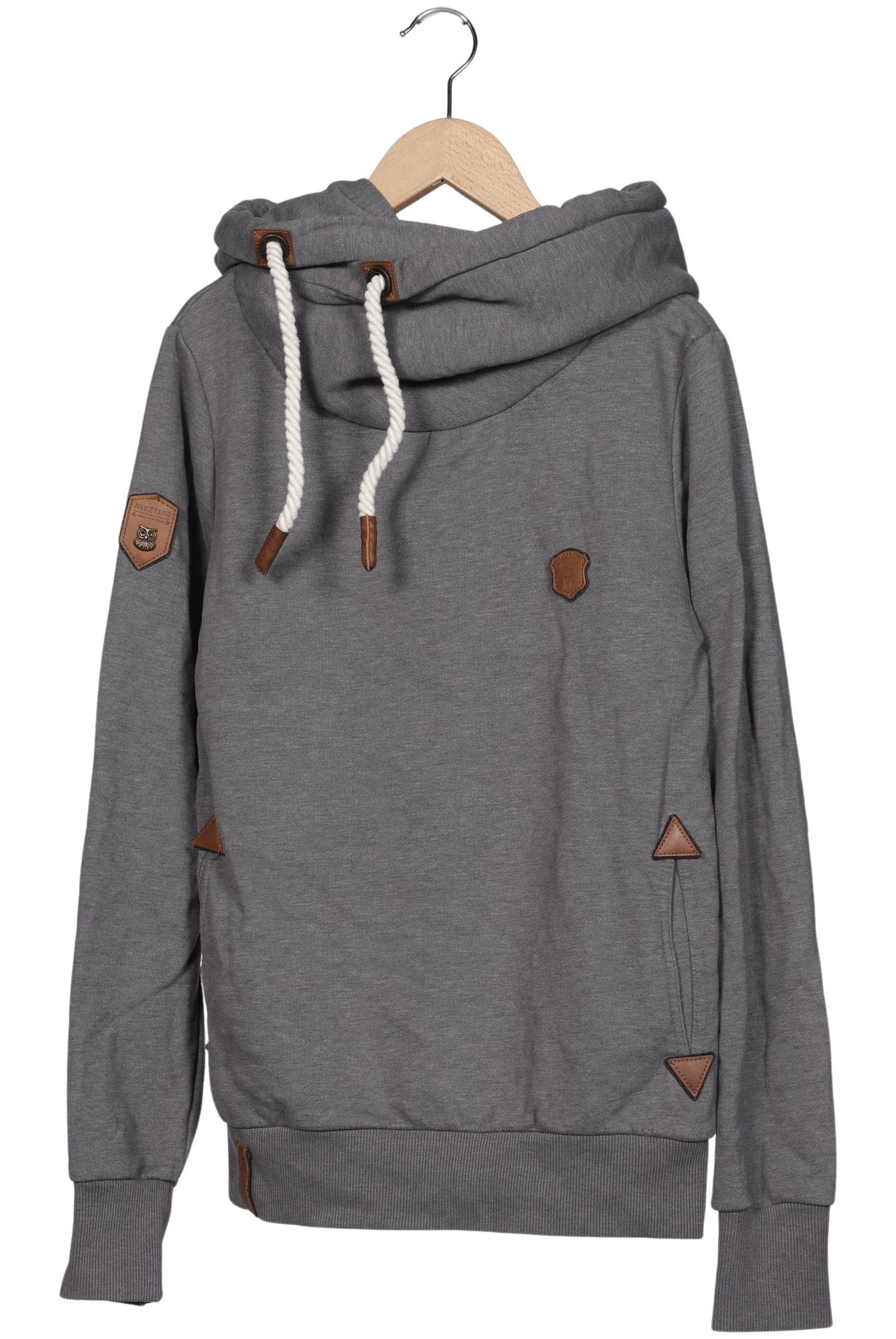 

Naketano Damen Kapuzenpullover, grau, Gr. 42