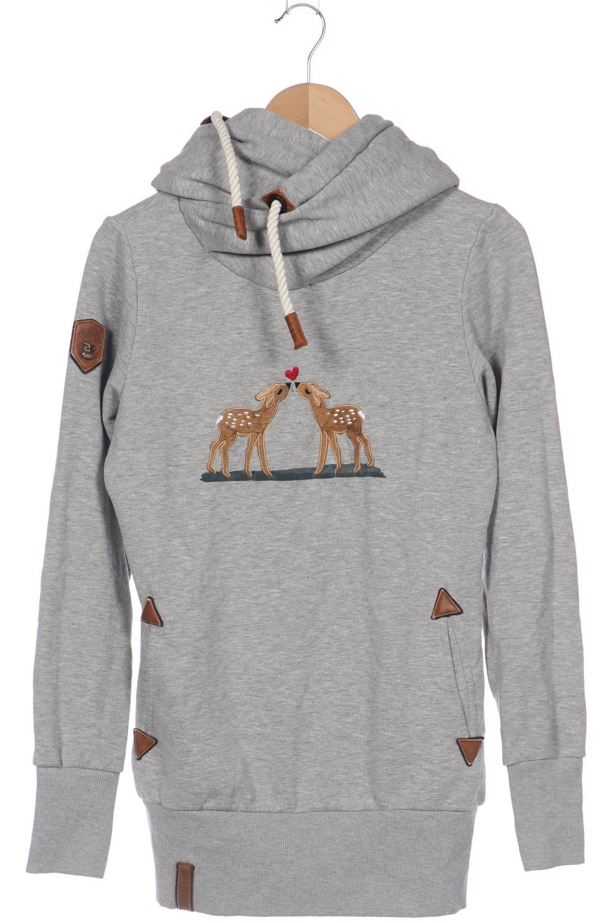 

Naketano Damen Kapuzenpullover, grau, Gr. 42