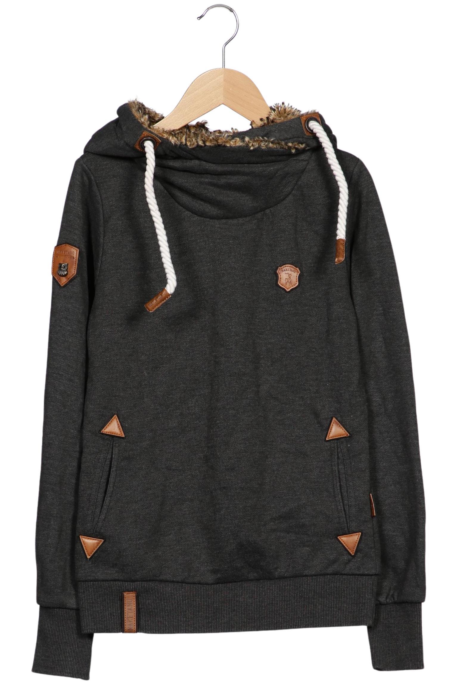 

Naketano Damen Kapuzenpullover, grau, Gr. 36