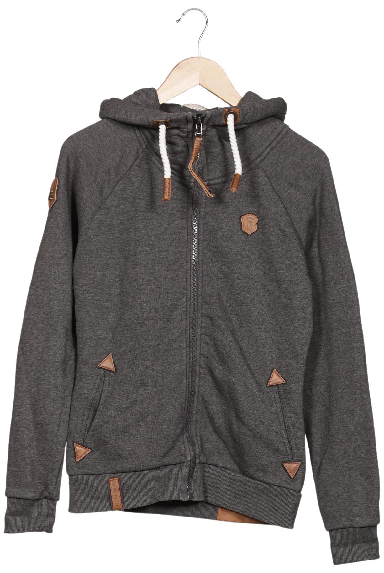 

Naketano Damen Kapuzenpullover, grau, Gr. 38