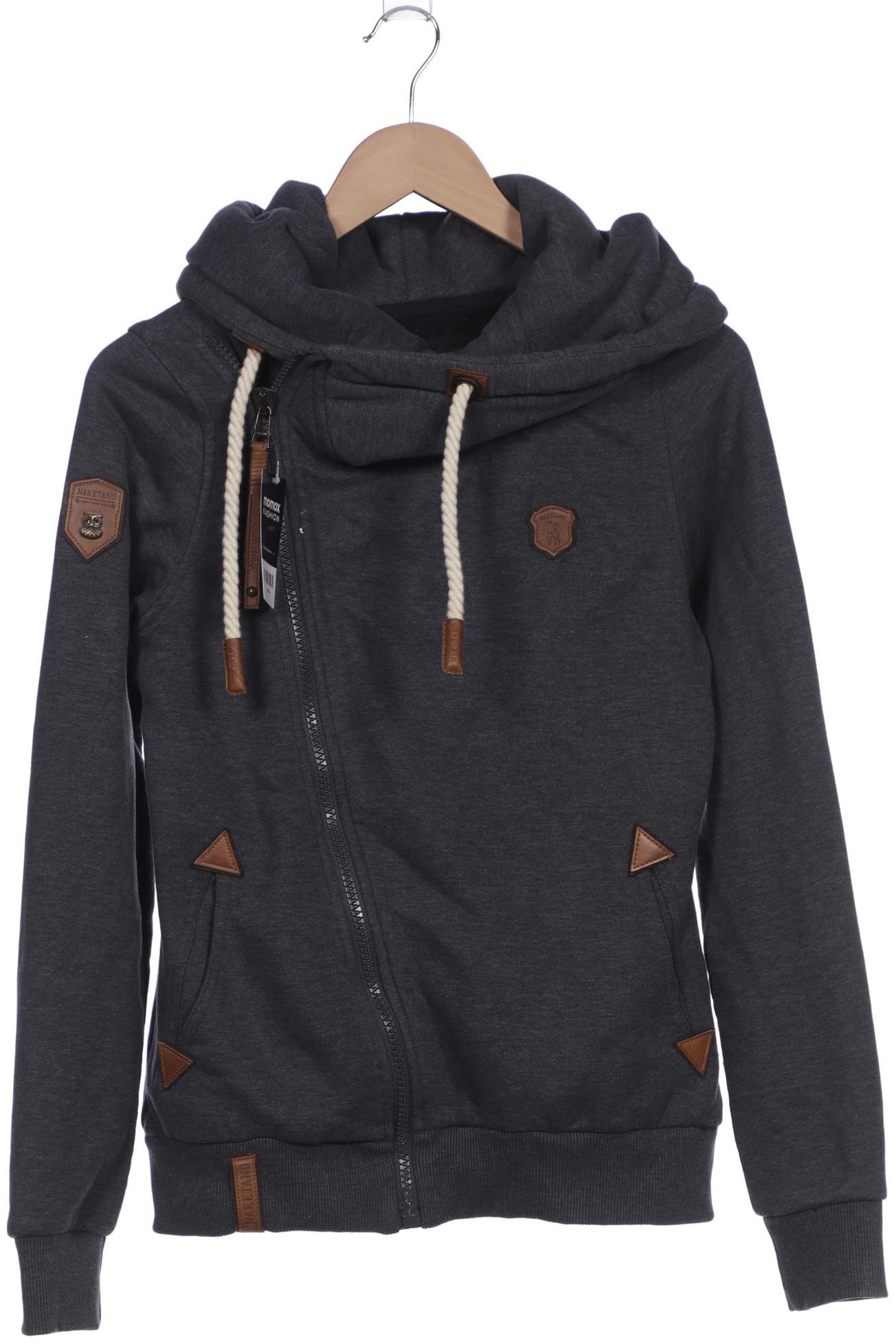 

Naketano Damen Kapuzenpullover, grau, Gr. 38