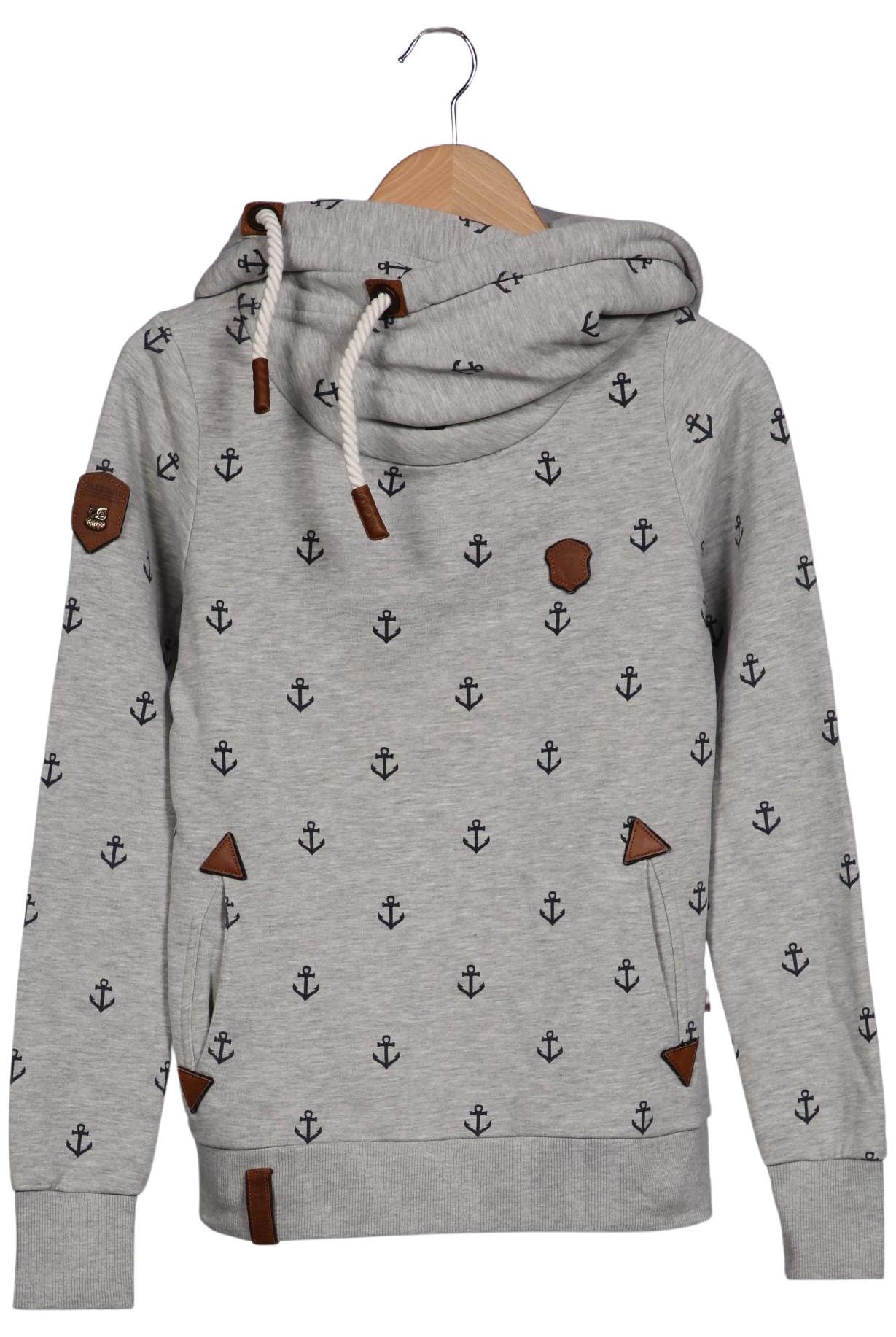 

Naketano Damen Kapuzenpullover, grau, Gr. 36