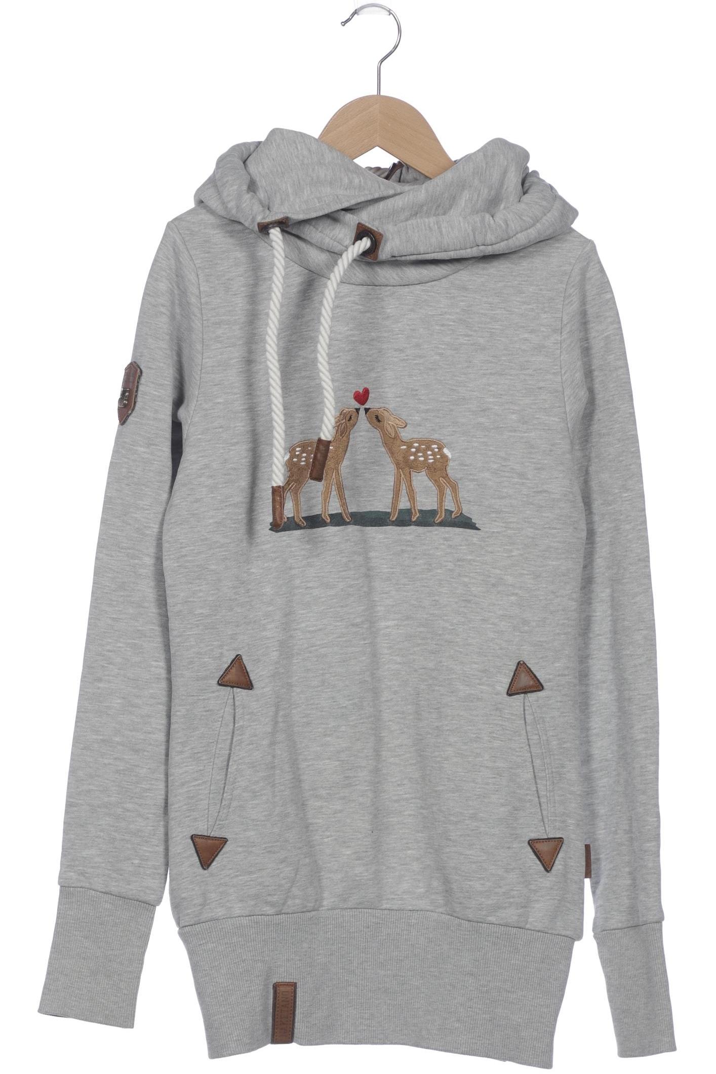 

Naketano Damen Kapuzenpullover, grau, Gr. 36