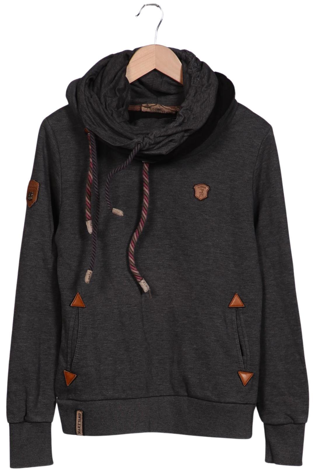 

Naketano Damen Kapuzenpullover, grau, Gr. 38