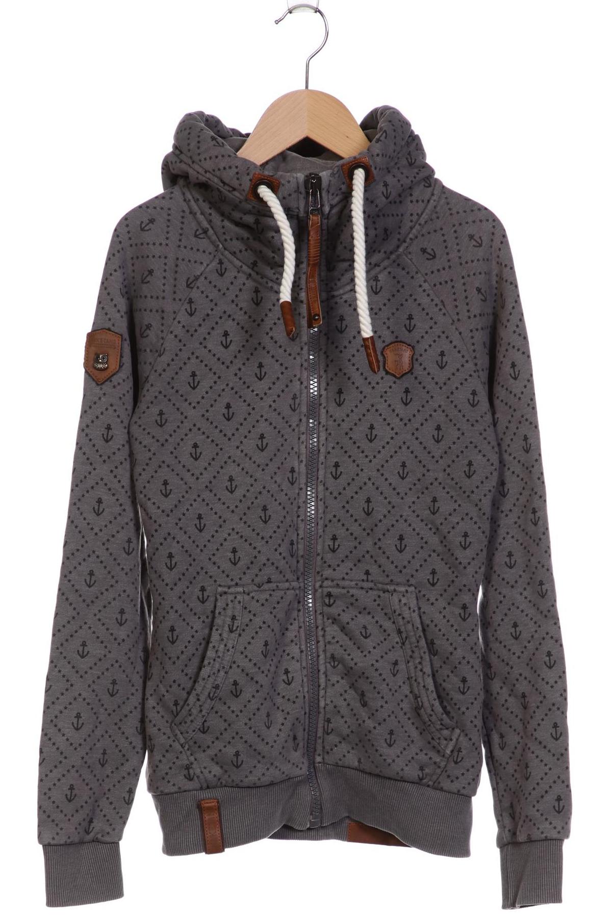

Naketano Damen Kapuzenpullover, grau, Gr. 36