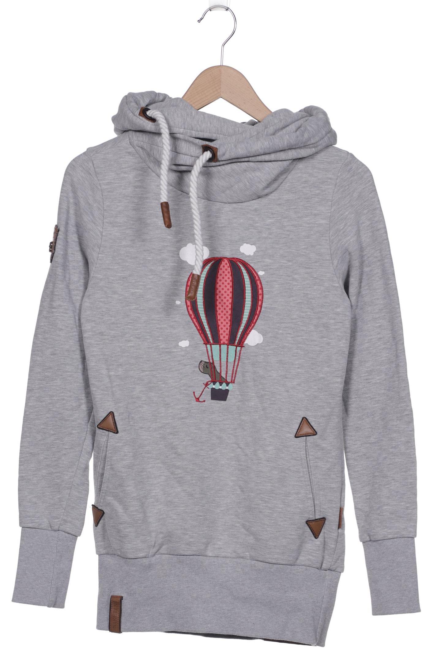

Naketano Damen Kapuzenpullover, grau, Gr. 38