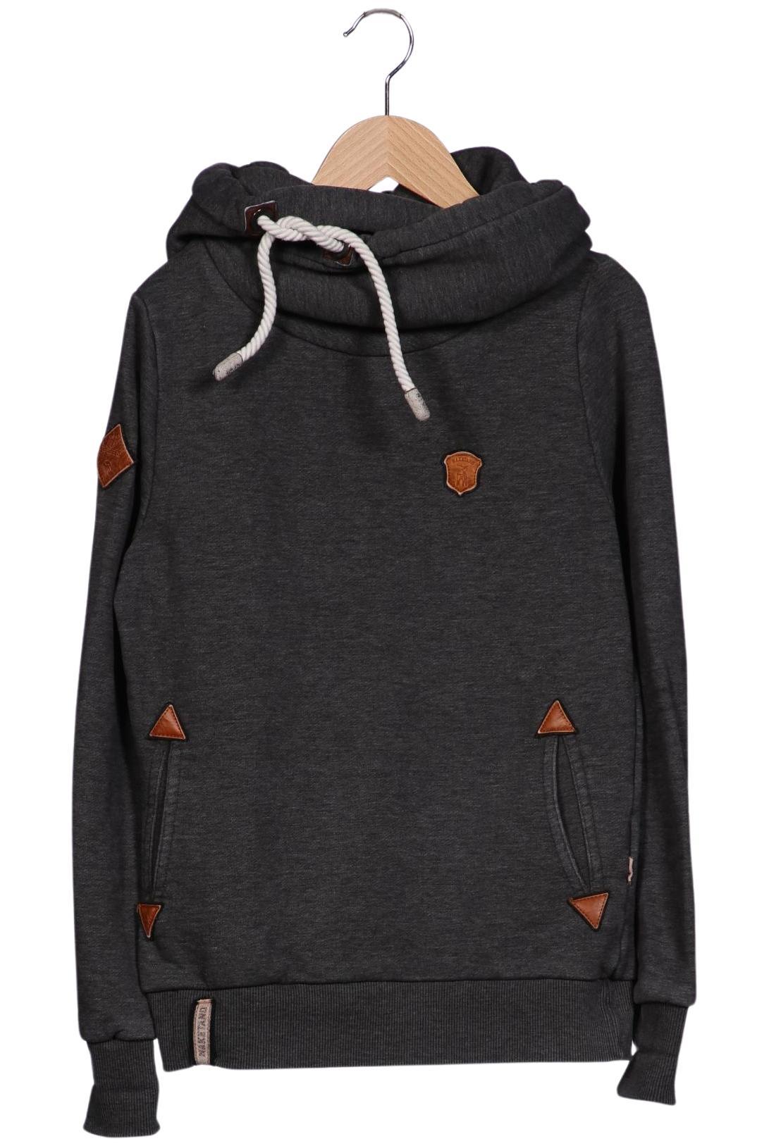 

Naketano Damen Kapuzenpullover, grau, Gr. 36