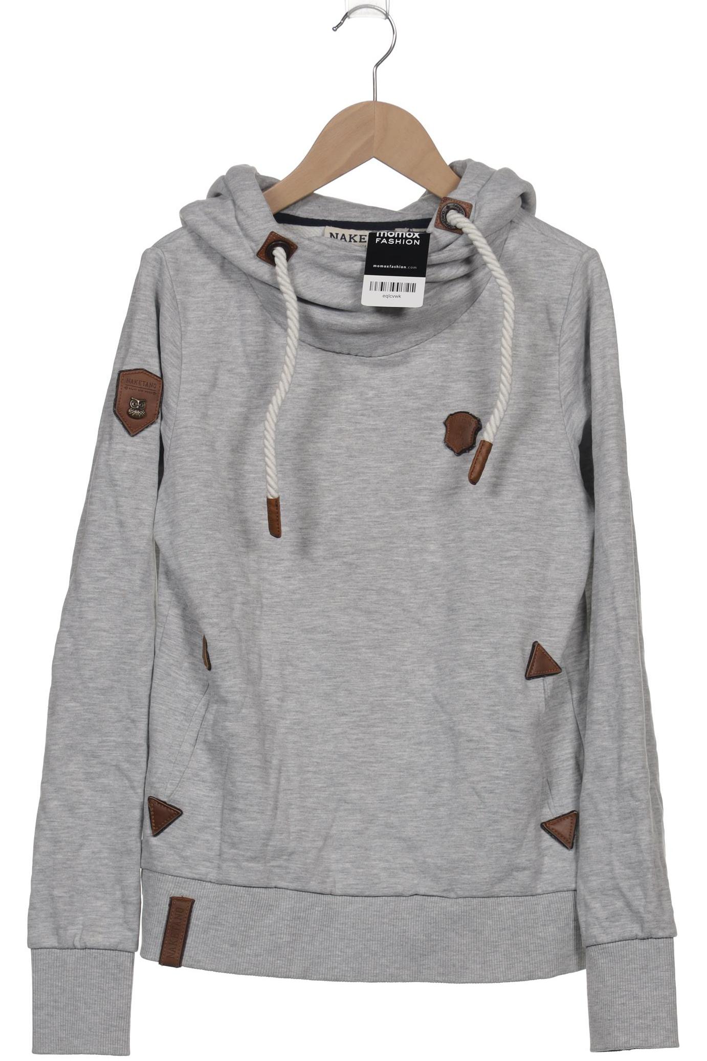 

Naketano Damen Kapuzenpullover, grau, Gr. 38
