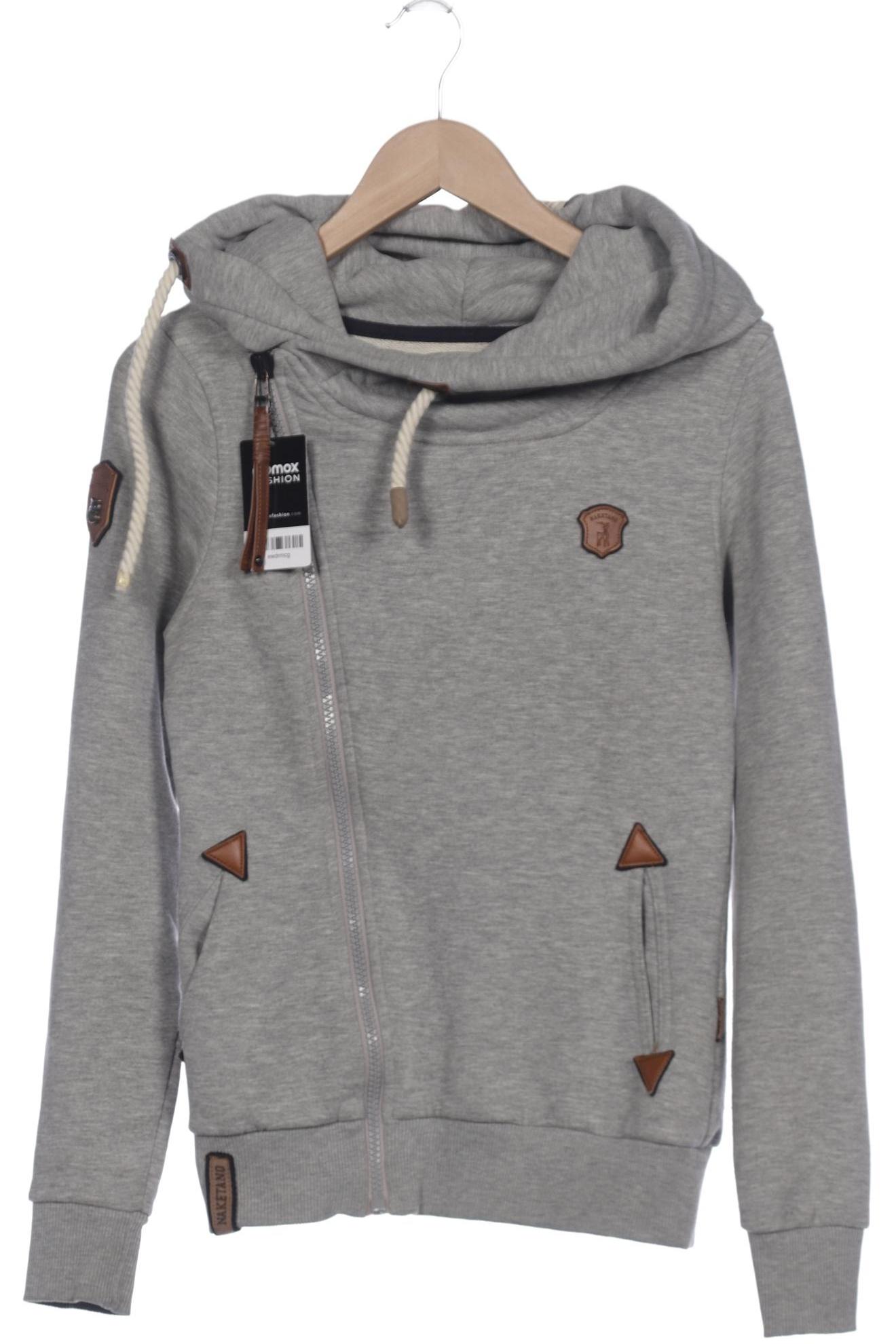 

Naketano Damen Kapuzenpullover, grau, Gr. 36